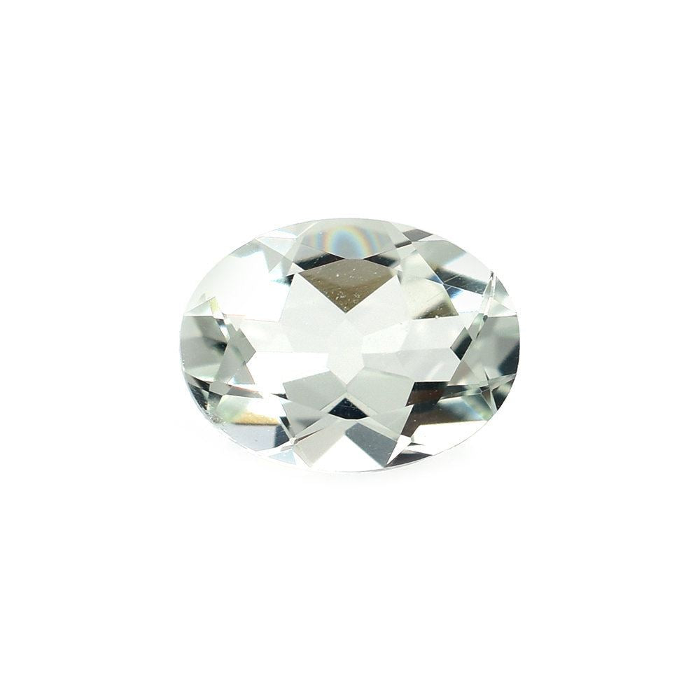 GREEN AMETHYST CUT OVAL (C-2/CLEAN) 8X6MM 1.07 Cts.