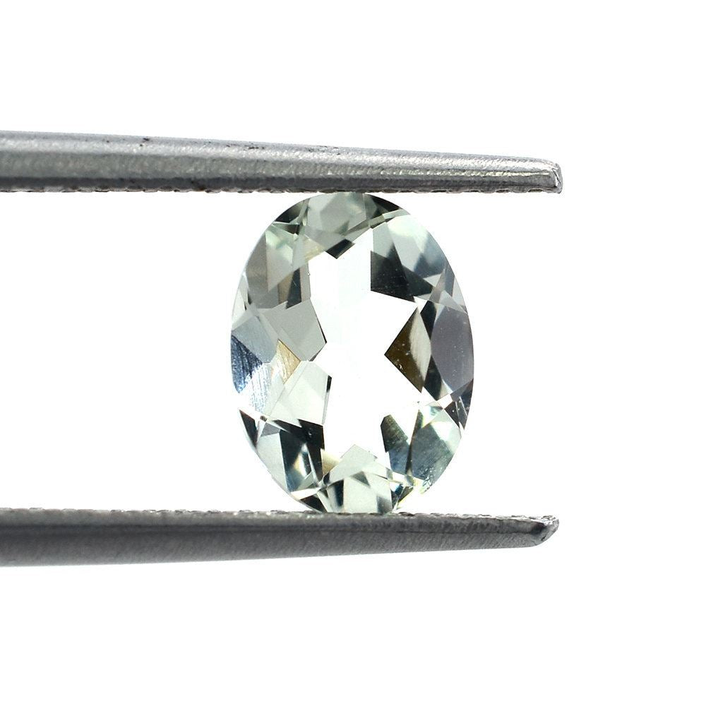 GREEN AMETHYST CUT OVAL (C-2/CLEAN) 8X6MM 1.07 Cts.