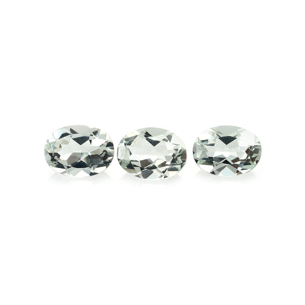 GREEN AMETHYST CUT OVAL (C-2/CLEAN) 8X6MM 1.07 Cts.