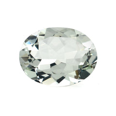 GREEN AMETHYST CUT OVAL (C-2/CLEAN) 13X10MM 4.40 Cts.