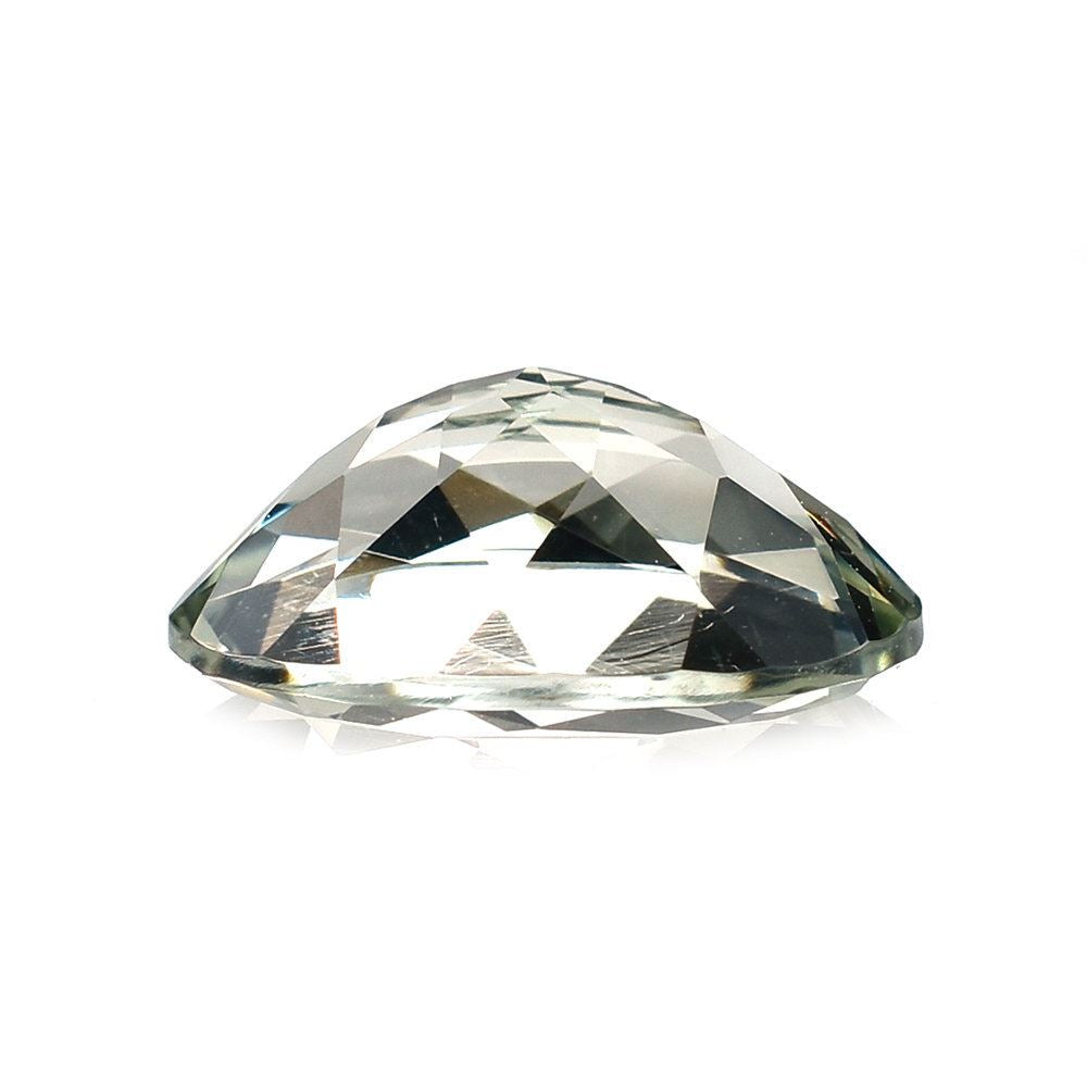 GREEN AMETHYST CUT OVAL (C-2/CLEAN) 13X10MM 4.40 Cts.