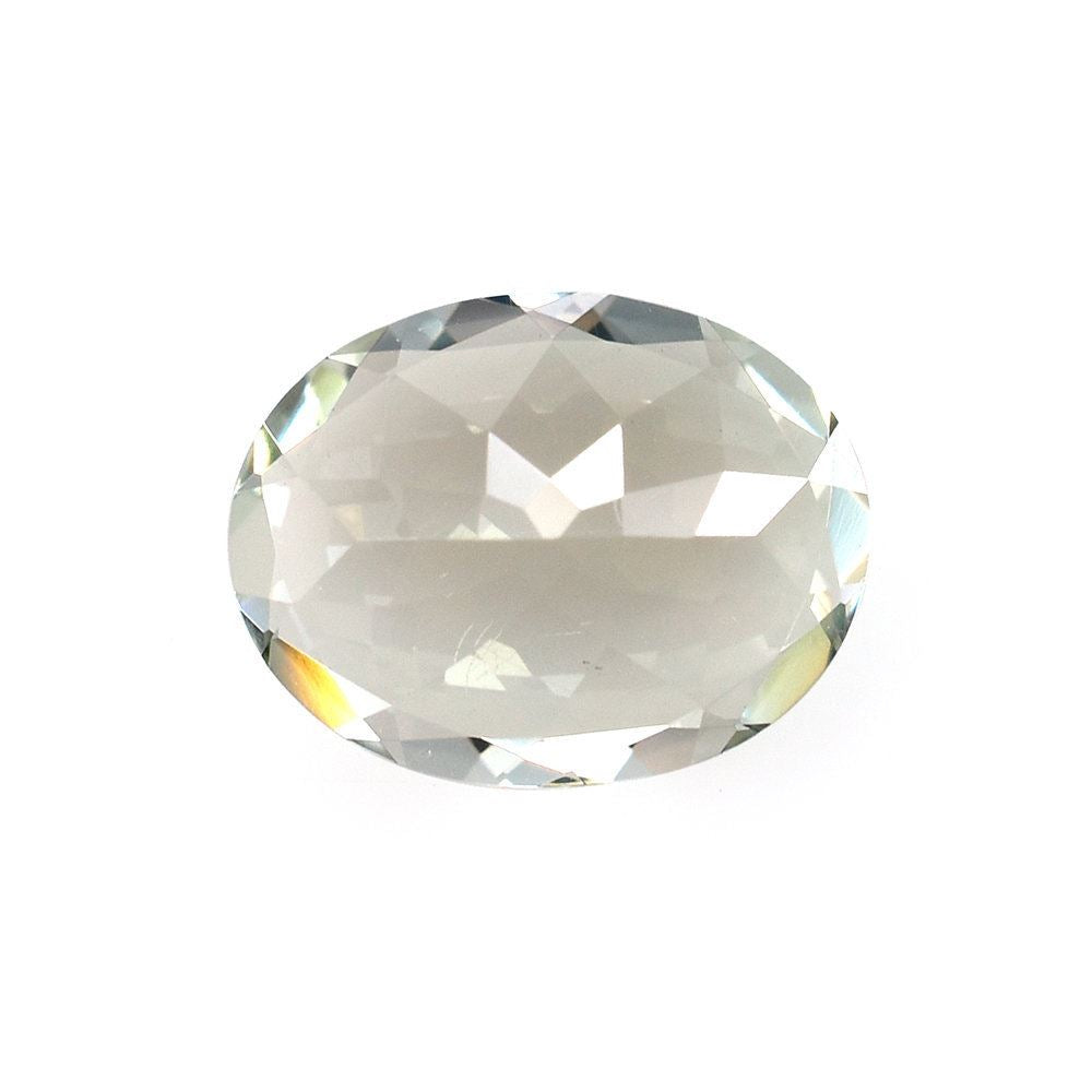 GREEN AMETHYST CUT OVAL (C-2/CLEAN) 13X10MM 4.40 Cts.