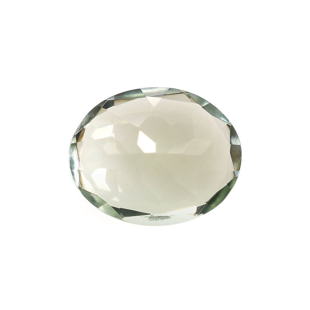 GREEN AMETHYST CUT OVAL (C-1/CLEAN) 10X8MM 2.35 Cts.