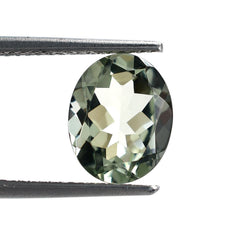 GREEN AMETHYST CUT OVAL (C-1/CLEAN) 10X8MM 2.35 Cts.