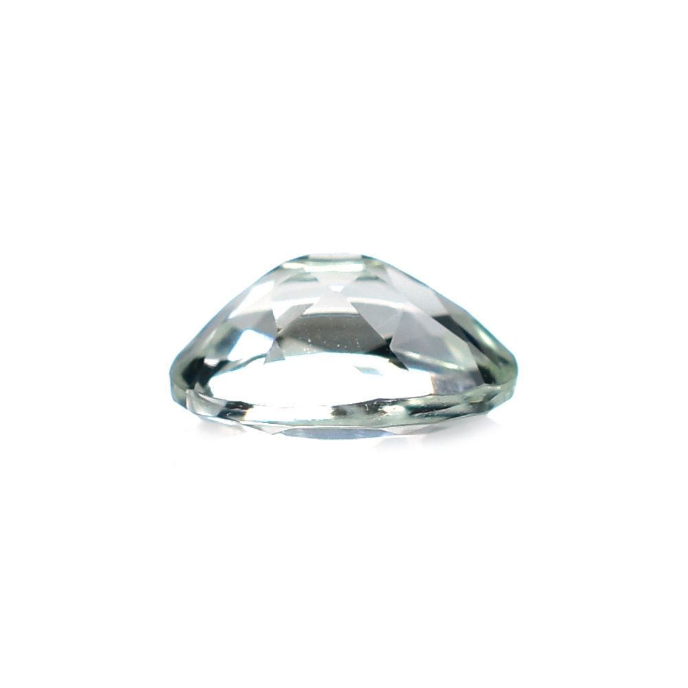 GREEN AMETHYST CUT OVAL (C-3/SI) 9X7MM 1.55 Cts.