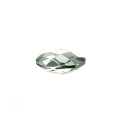 GREEN AMETHYST CHECKER CUT BRIOLETTE OVAL (C-1/CLEAN) 7X5MM 0.73 Cts.
