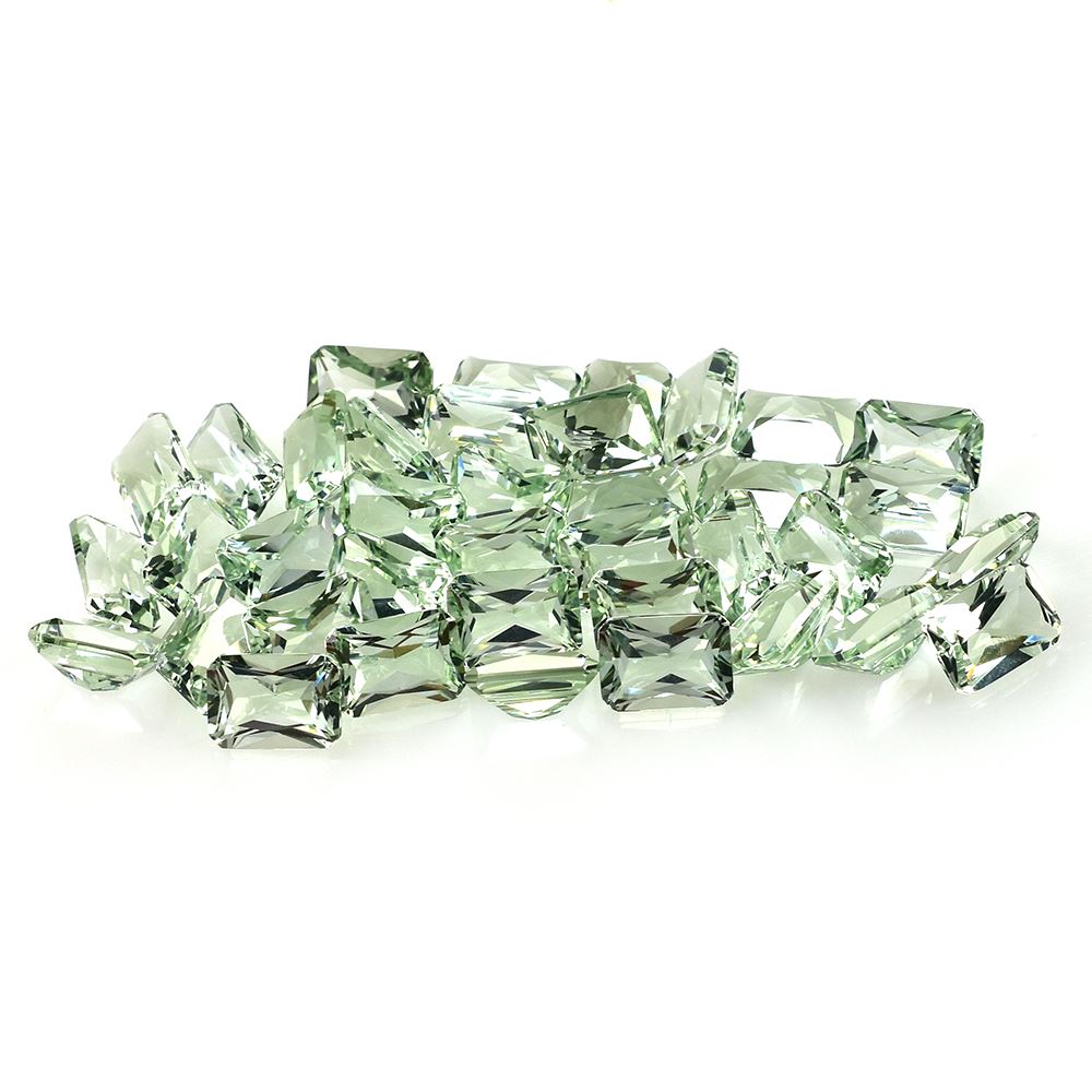 GREEN AMETHYST RADIANT CUT OCTAGON (SPECIAL/CLEAN) 8.50X6.00 MM 1.53 Cts.