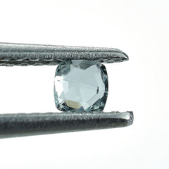 GREEN AMETHYST ROSE CUT BRIOLETTE CUSHION (C-2/CLEAN) 3.00X3.00 MM 0.19 Cts.