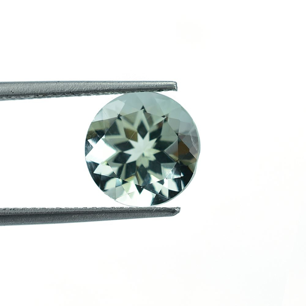 GREEN AMETHYST CUT ROUND(APECIAL) 10.00X10.00 MM 3.20 Cts.