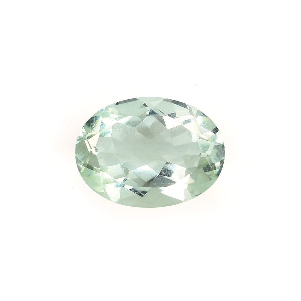 GREEN AMETHYST CUT OVAL (C3/CLEAN) 12.00X9.00MM 3.26 Cts.