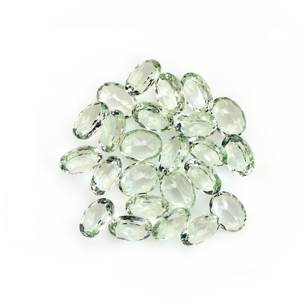 GREEN AMETHYST CUT OVAL (C3/CLEAN) 12.00X9.00MM 3.26 Cts.