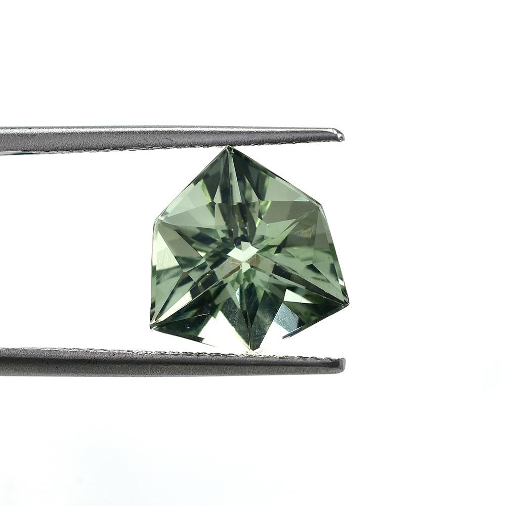 GREEN AMETHYST FANCY TRILLIAN (C1/CLEAN) 12.00X12.00 MM 4.14 Cts.