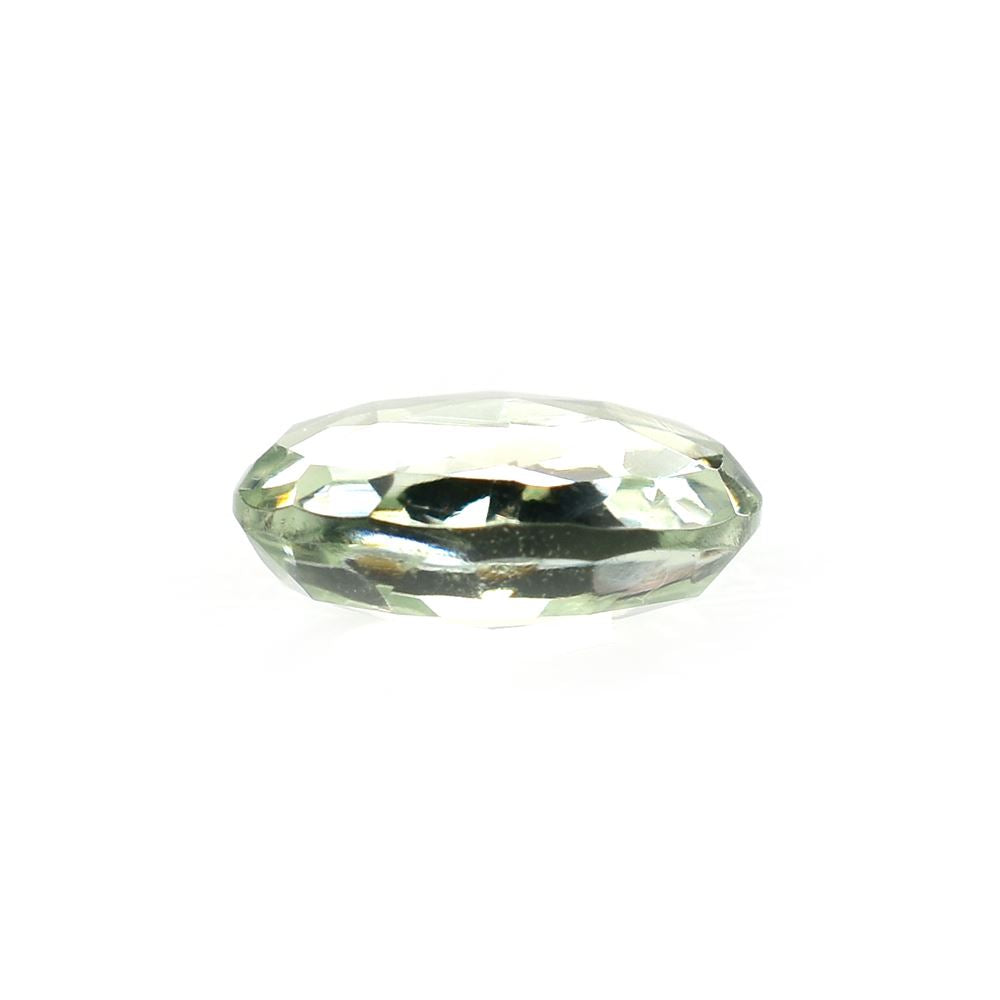 GREEN AMETHYST ROSE CUT BRIOLETTE OVAL (C3/CLEAN) 10.00X8.00 MM 2.22 Cts.