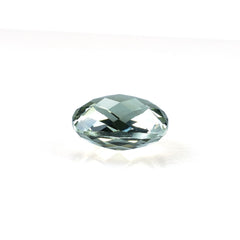 GREEN AMETHYST CHECKER BRIOLETTE CUSHION (SPECIAL) (CLEAN) 10.00X10.00 MM 6.15 Cts.