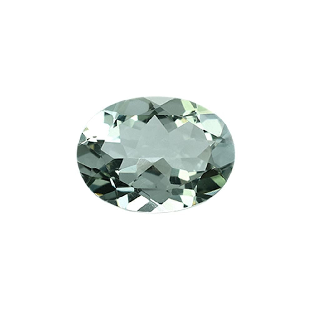 GREEN AMETHYST CUT OVAL (SPECIAL)(CLEAN) 16.00X12.00 MM 8.18 Cts.