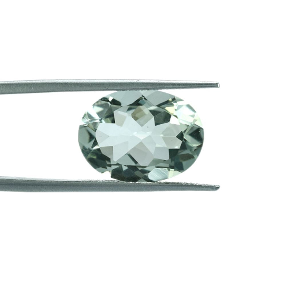 GREEN AMETHYST CUT OVAL (SPECIAL)(CLEAN) 16.00X12.00 MM 8.18 Cts.