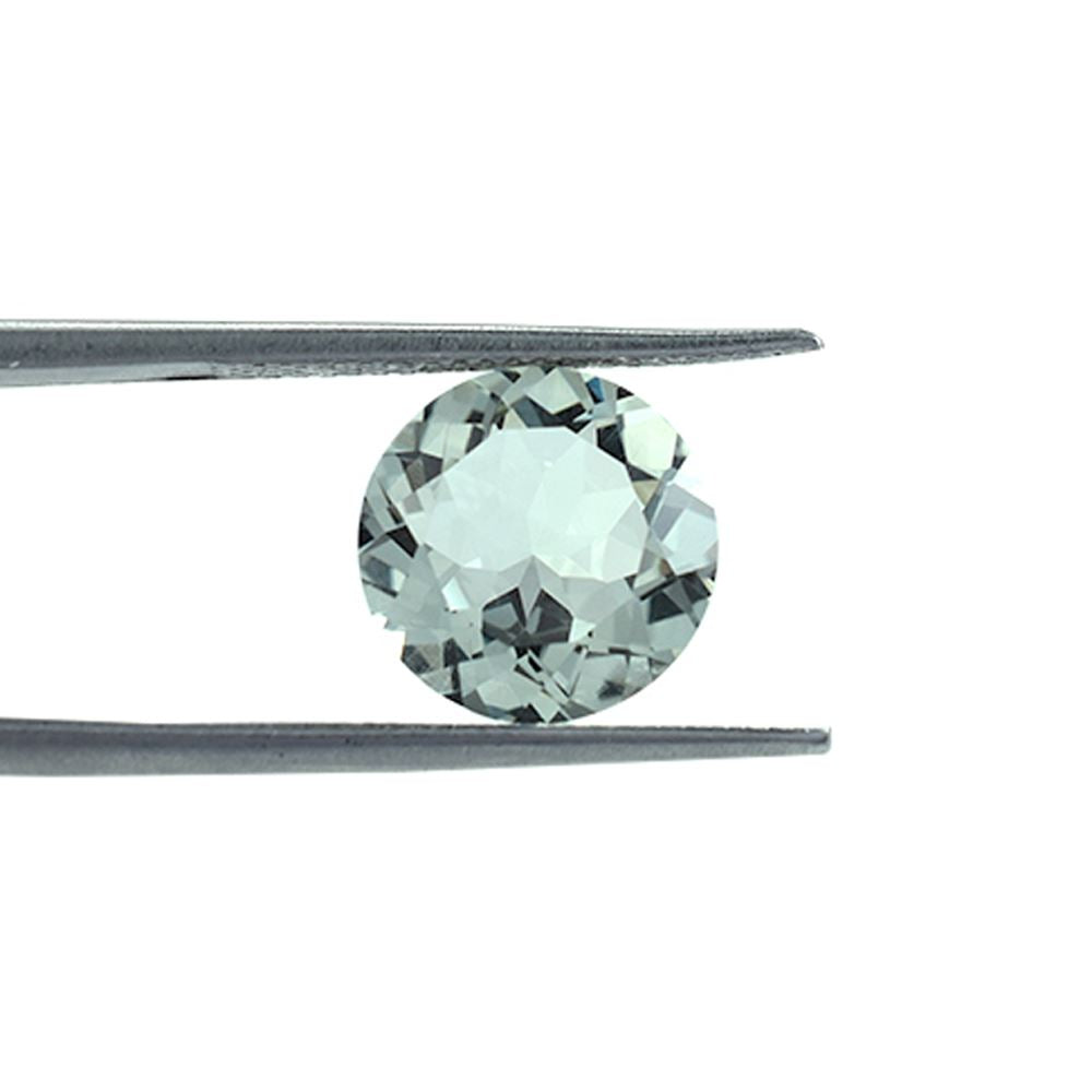 GREEN AMETHYST CUT ROUND (SPECIAL)(CLEAN) 10.00X10.00 MM 3.30 Cts.