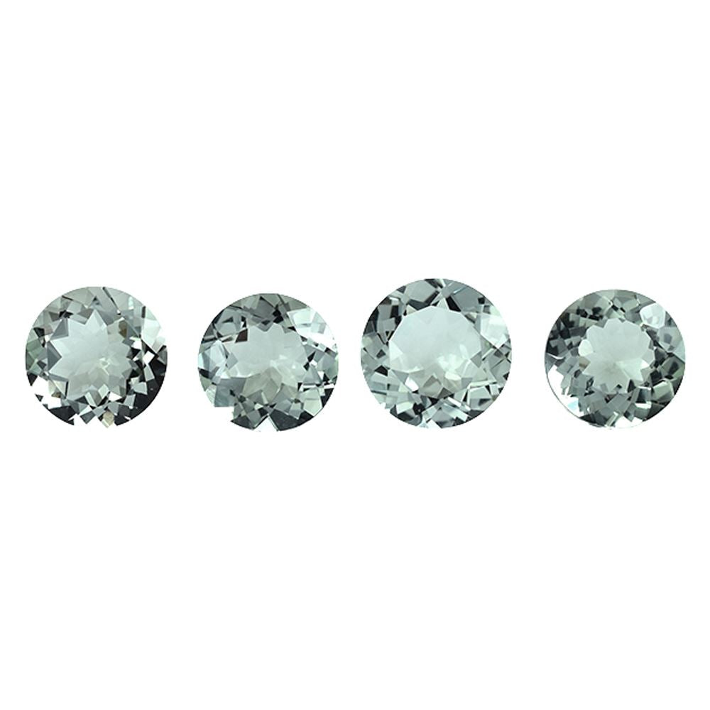 GREEN AMETHYST CUT ROUND (SPECIAL)(CLEAN) 10.00X10.00 MM 3.30 Cts.