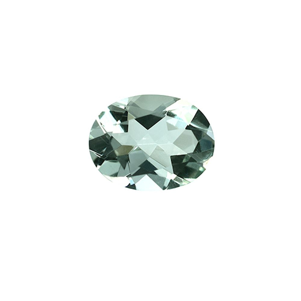 GREEN AMETHYST CUT OVAL (C-2)(CLEAN) 13.00X10.00 MM 4.30 Cts.