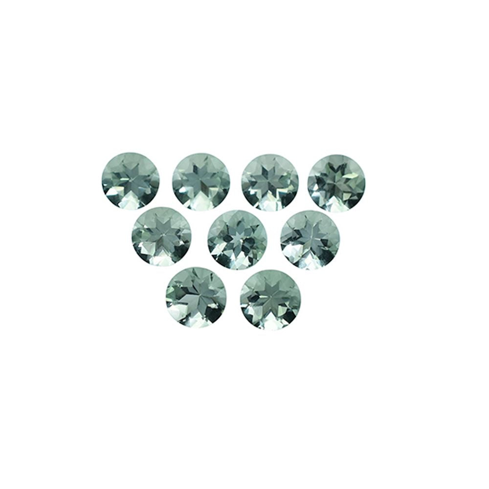 GREEN AMETHYST CUT ROUND (SPECIAL)(CLEAN) 8.00X8.00 MM 1.81 Cts.