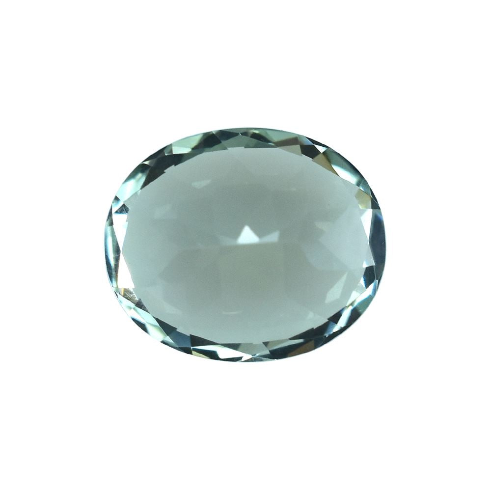 GREEN AMETHYST CUT OVAL (C-1)(CLEAN) 12.00X10.00 MM 4.49 Cts.