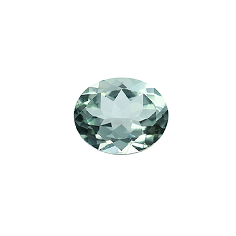 GREEN AMETHYST CUT OVAL (C-2)(CLEAN) 11.00X9.00 MM 3.30 Cts.