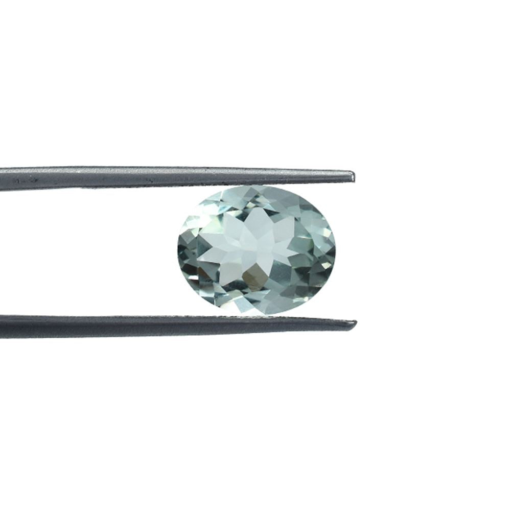 GREEN AMETHYST CUT OVAL (C-2)(CLEAN) 11.00X9.00 MM 3.30 Cts.