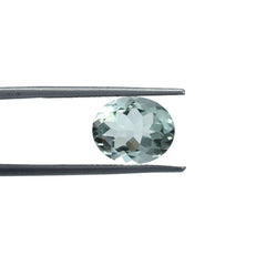 GREEN AMETHYST CUT OVAL (C-2)(CLEAN) 11.00X9.00 MM 3.30 Cts.