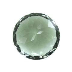 GREEN AMETHYST CUT ROUND (C-1)(CLEAN) 14.00X14.00 MM 9.75 Cts.