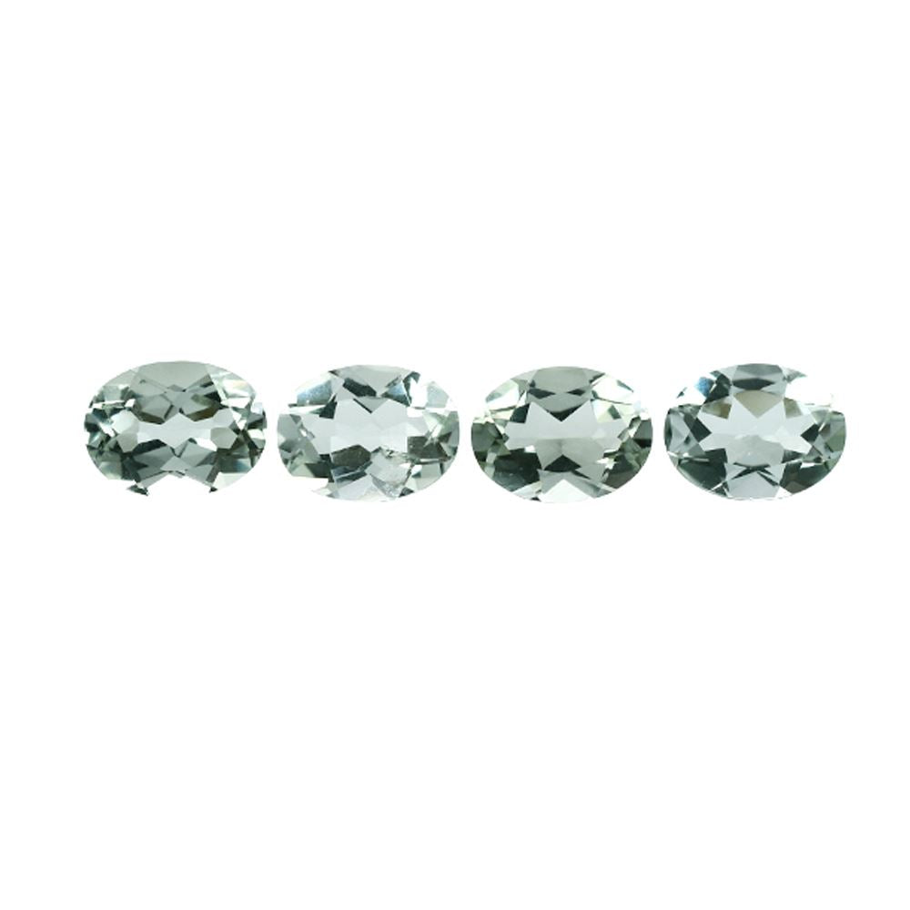 GREEN AMETHYST CUT OVAL (C-2)(CLEAN) 8.00X6.00 MM 1.14 Cts.