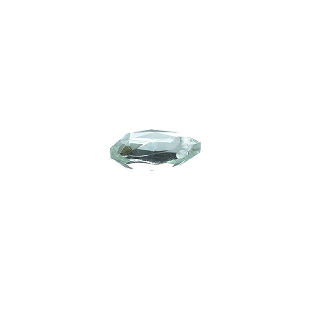 GREEN AMETHYST ROSE CUT BRIOLETTE PEAR (C-2)(CLEAN)(SIDE _DRILL_0.80MM)9.00X5.00 MM 1.12 Cts.