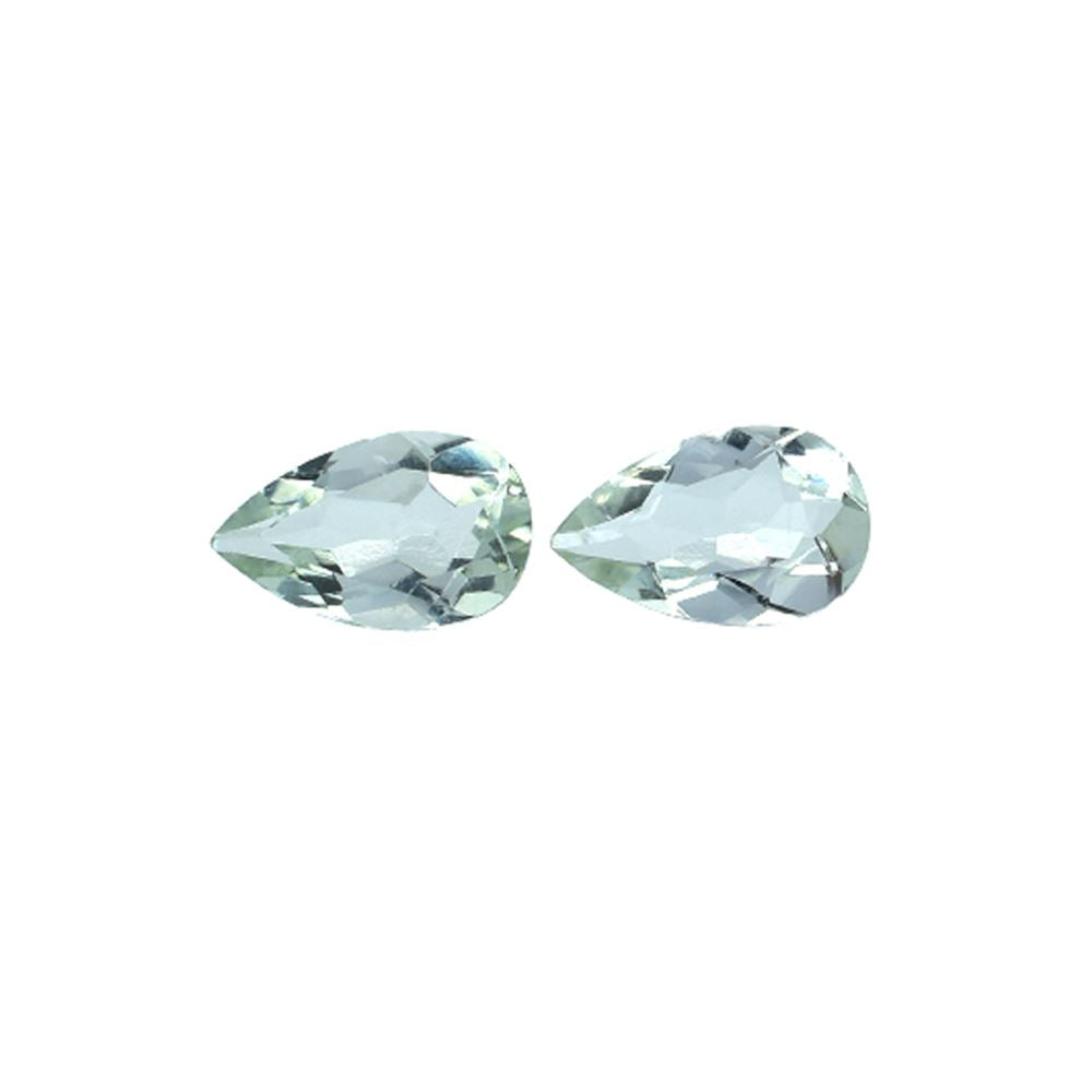 GREEN AMETHYST CUT PEAR (C-3)(CLEAN) 8.00X5.00 MM 0.73 Cts.