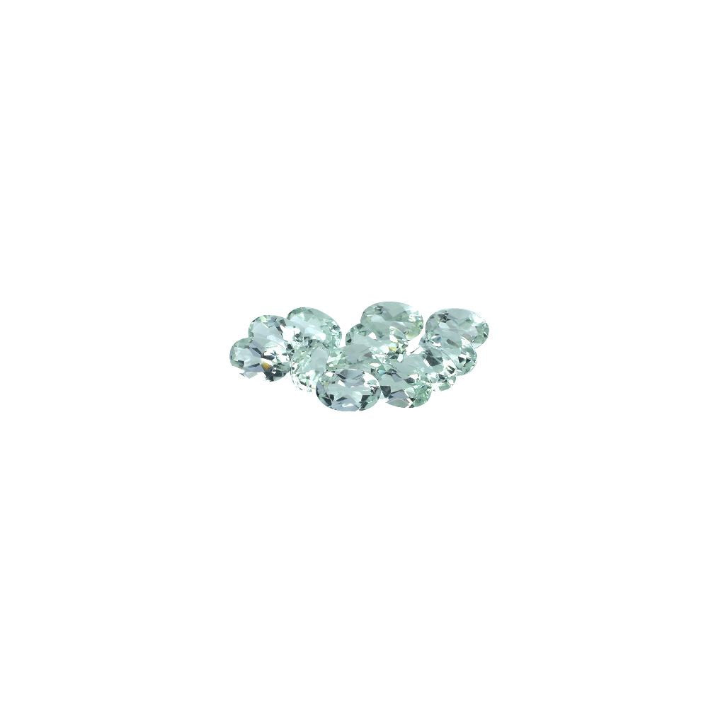 GREEN AMETHYST CUT OVAL (C-2)(CLEAN) 6.00X4.00 MM 0.39 Cts.