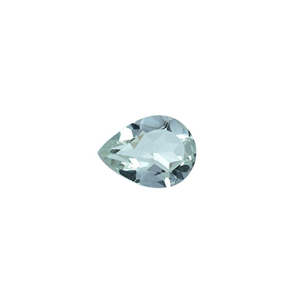GREEN AMETHYST CUT PEAR (C-3)(CLEAN) 8.00X6.00 MM 0.90 Cts.