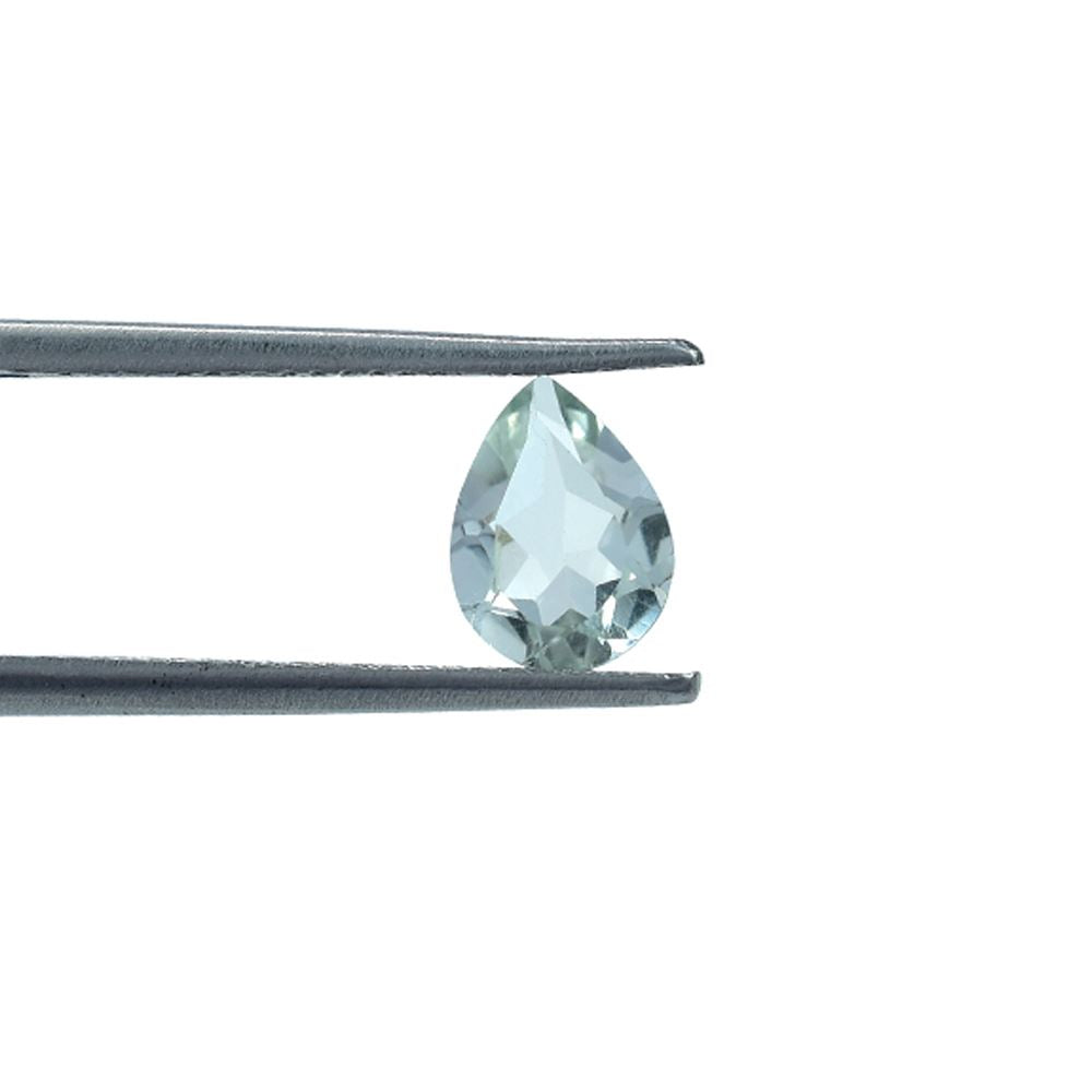 GREEN AMETHYST CUT PEAR (C-3)(CLEAN) 8.00X6.00 MM 0.90 Cts.