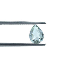 GREEN AMETHYST CUT PEAR (C-3)(CLEAN) 8.00X6.00 MM 0.90 Cts.
