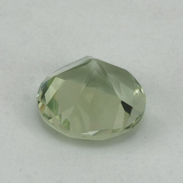GREEN AMETHYST PENTAGON ROUND WITH STAR CUT BACK 15MM 11.06 Cts.