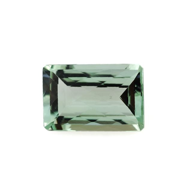 GREEN AMETHYST CHECKER CUT OCTAGON 20X13MM 15.15 Cts.