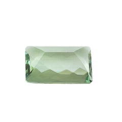 GREEN AMETHYST CHECKER CUT OCTAGON 20X13MM 15.15 Cts.