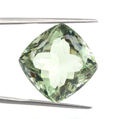 GREEN AMETHYST CUT CUSHION 18.00MM 23.70 Cts.