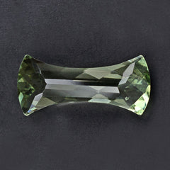 GREEN AMETHYST CHECKER CUT FANCY 24X11MM 10.55 Cts.