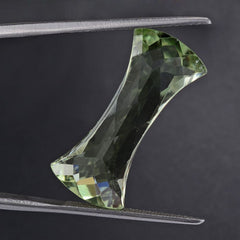 GREEN AMETHYST CHECKER CUT FANCY 24X11MM 10.55 Cts.