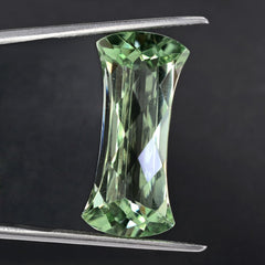 GREEN AMETHYST CHECKER CUT FANCY 24X11MM 13.00 Cts.