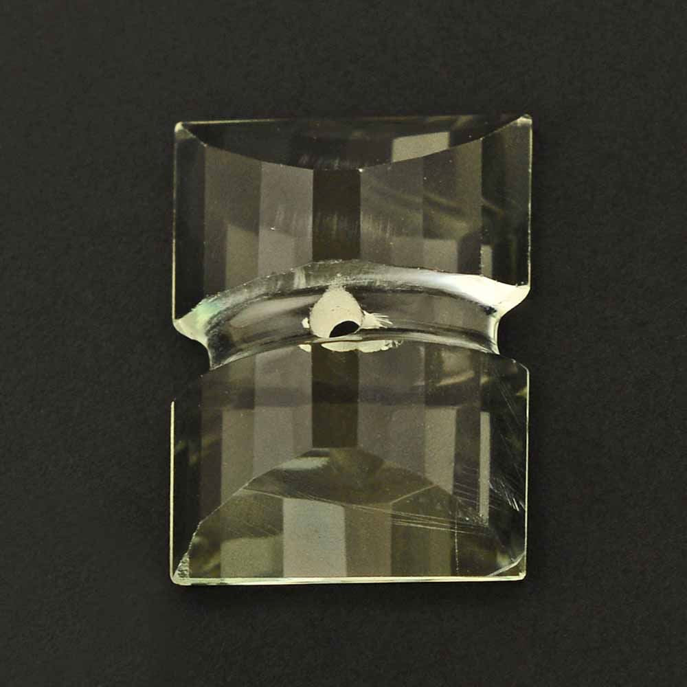 GREEN AMETHYST BAGUETTES CAB WITH CARVED BELT 16X12MM 8.15 Cts.