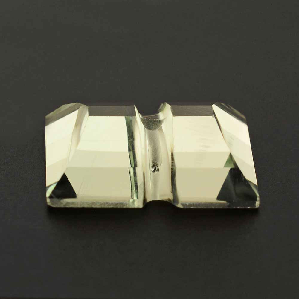 GREEN AMETHYST BAGUETTES CAB WITH CARVED BELT 16X12MM 8.15 Cts.