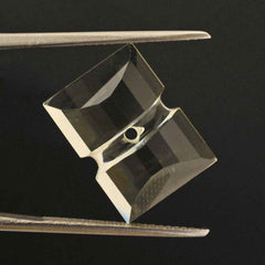 GREEN AMETHYST BAGUETTES CAB WITH CARVED BELT 16X12MM 8.15 Cts.