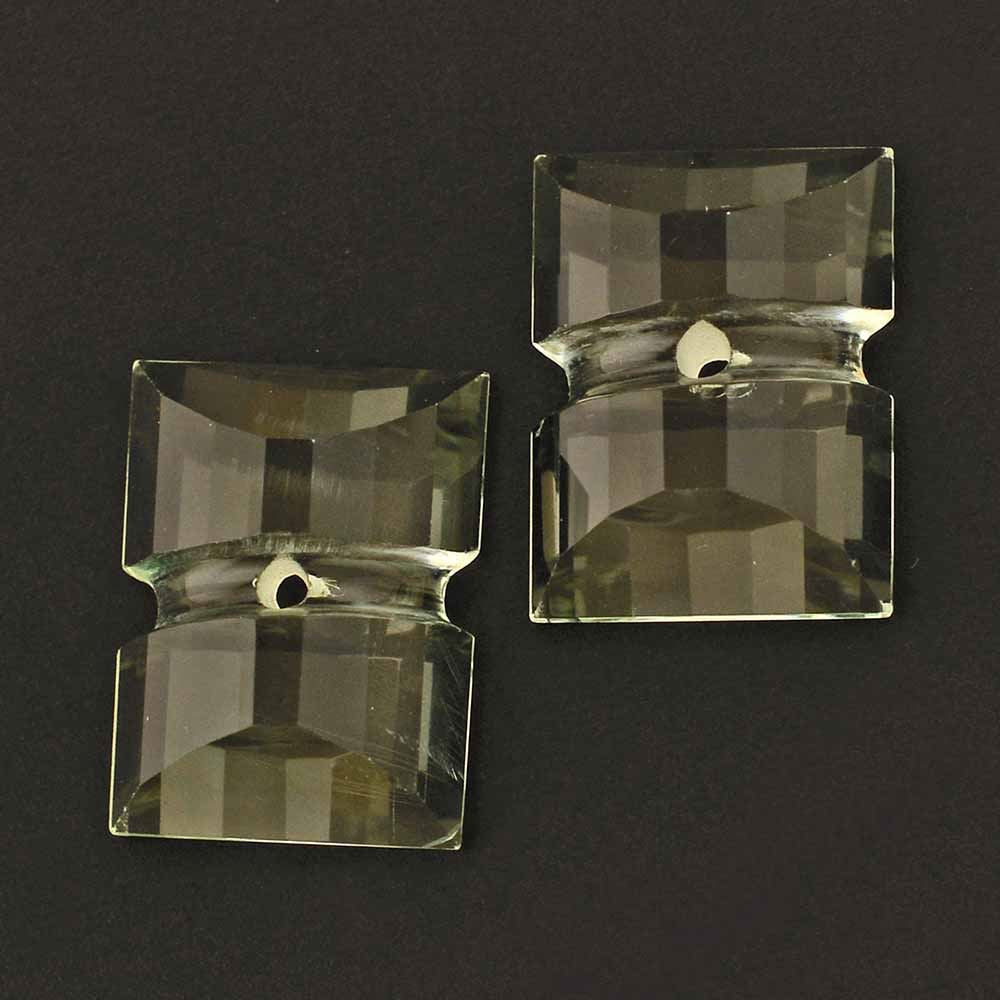 GREEN AMETHYST BAGUETTES CAB WITH CARVED BELT 16X12MM 8.15 Cts.