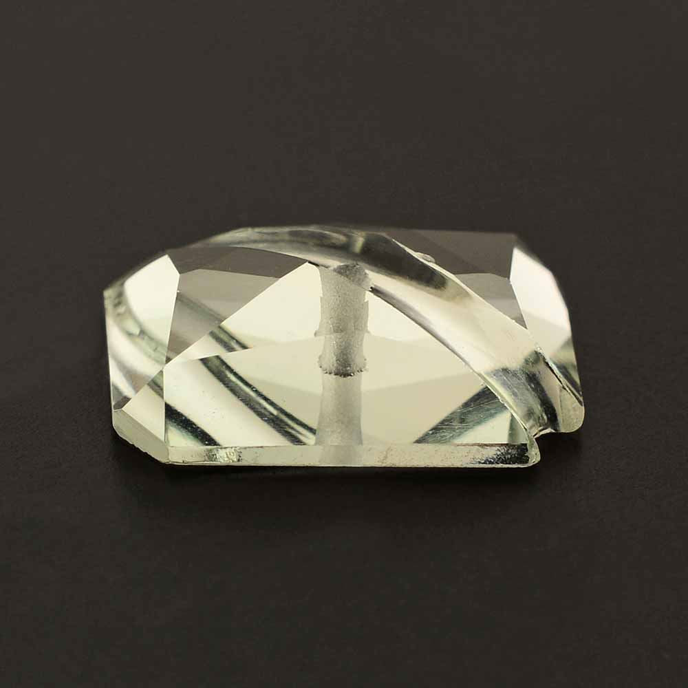 GREEN AMETHYST OCTAGON CABS WITH CARVED BELT 16X12MM 7.48 Cts.