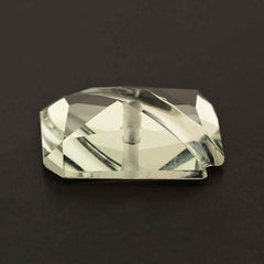GREEN AMETHYST OCTAGON CABS WITH CARVED BELT 16X12MM 7.48 Cts.