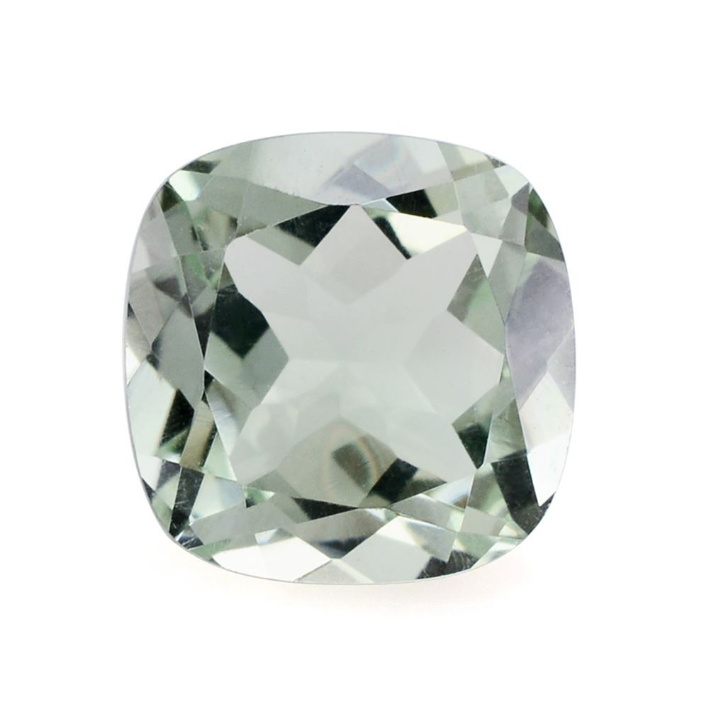 GREEN AMETHYST CUT CUSHION (C1) 9MM 2.83 Cts.